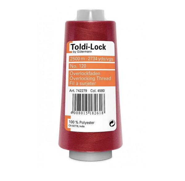 True Red - TOLDI-LOCK Thread 2500M/2734YD